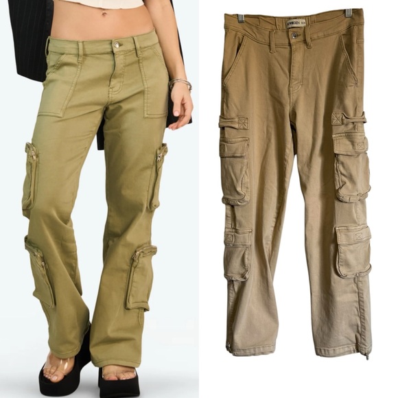 Lovegen Pants - Lovegen Baggy Cargo Pants Gorpcore Tech Outdoor Streetwear Y2K Women’s Sz 11/31